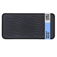 SCHUHABTROPFSCHALE mit hohem Rand (78x38x2,5cm) Schuhablage - wasserdichte Schuhwanne und Abtropfunterlage für Schuhe - Schwarz, Kunststoff (38/78cm) - Bestlivings