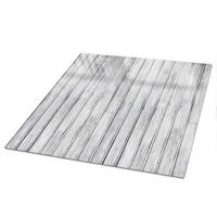 TISCHPLATTE 50x50 cm – Holzstruktur - Braun, Glas (50/50/0.4cm) - Wallfluent