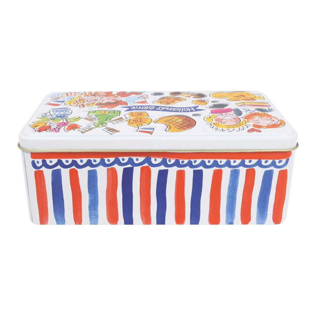 KEKSDOSE Holland in Bunt - 19,5 x 10,5 x 7cm - Multicolor, Metall (10.4/7/19.5cm) - Blond Amsterdam
