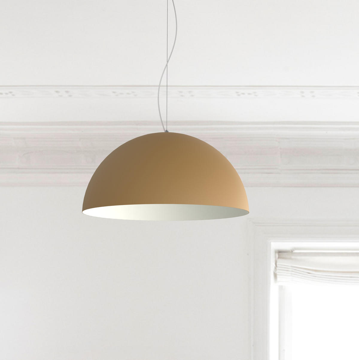 HÄNGELEUCHTE - Goldfarben, Metall (60/60/30cm) - Lumicom