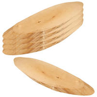 SERVIERBRETT, Baumscheibe Birke, 5 Stück - 55 x 19 x 2,5cm - Naturfarben, Holz (19/55cm) - Kesper