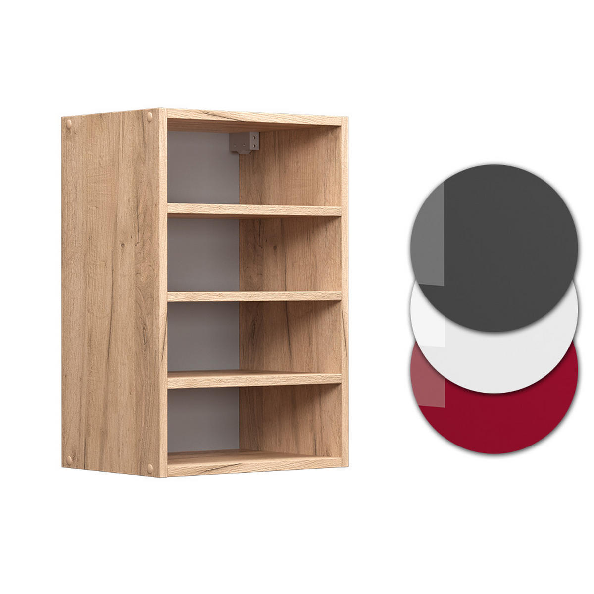 HÄNGESCHRANK R-Line Goldkraft Eiche 40 cm - Honigeiche/Eiche Wotan, Holzwerkstoff (40/60/29cm) - Vicco