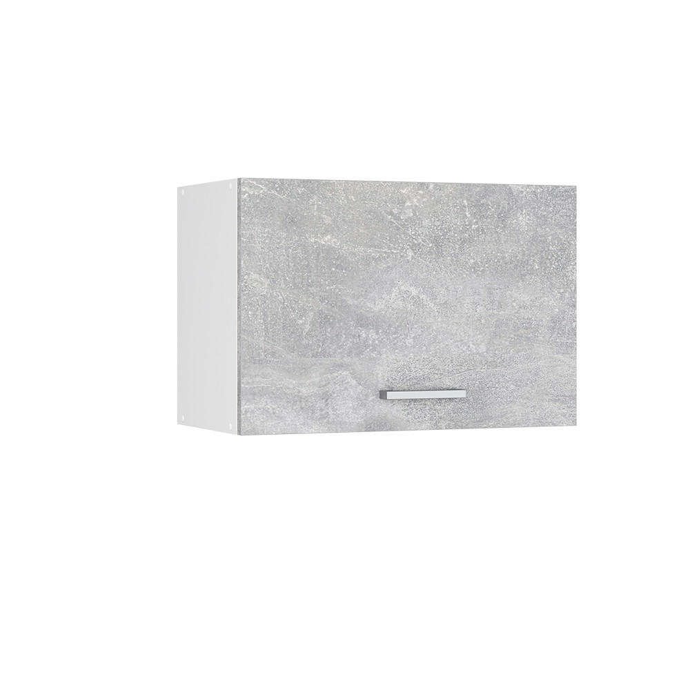 HÄNGESCHRANK R-Line Beton 60 cm Flach - Schieferfarben/Hellgrau, Holzwerkstoff (60/40/31cm) - Vicco
