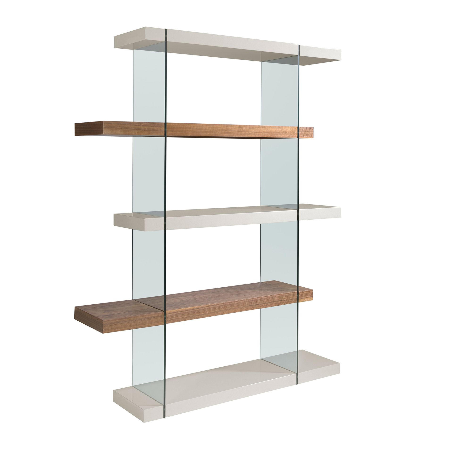 Angel Cerda Regal Walnuss, Grau 140x180x33 cm