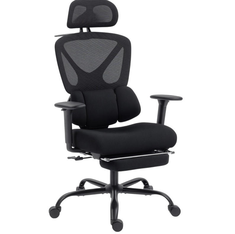 Ivmeu Bürostuhl Schwarz 75x128x73 cm