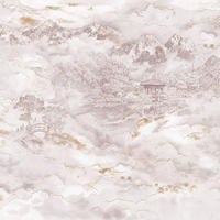 FOTOTAPETE Berglandschaft 400 x 280 cm - Pink, Papier (400/280cm) - Sanders & Sanders