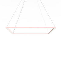 LED-HÄNGELEUCHTE - Pink, Metall (90/90/100cm) - Lumicom
