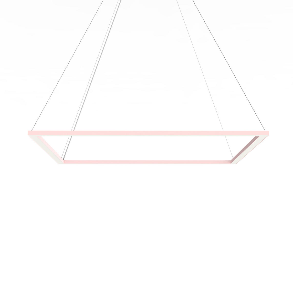 LED-HÄNGELEUCHTE - Pink, Metall (90/90/100cm) - Lumicom