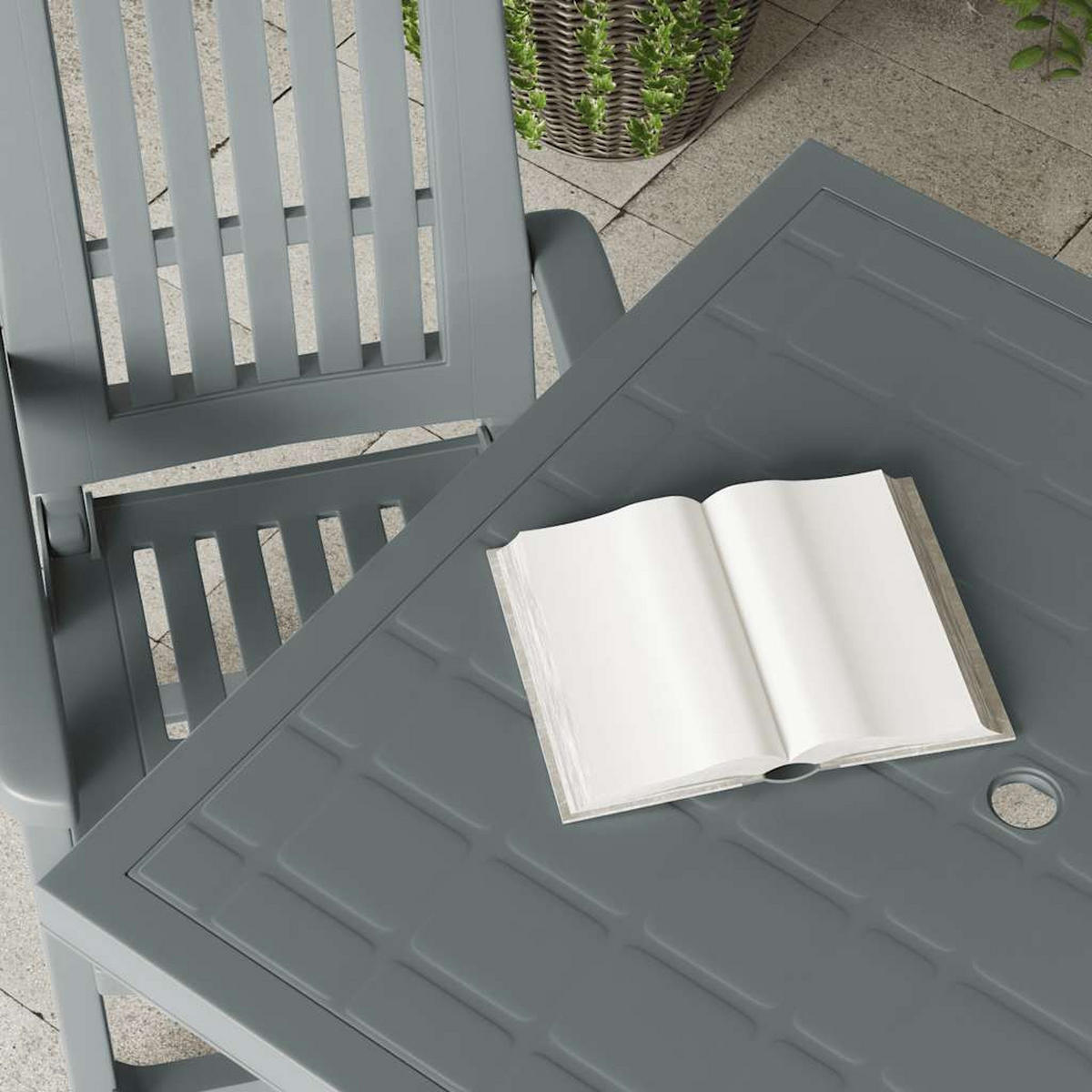 GARTENTISCH Grün 80/75/72 Cm Kunststoff - Grün, Kunststoff (80/75/72cm) - vidaXL