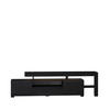 TV-LOWBOARD Schwarz mit LED Beleuchtung 9055 - Schwarz, Holzwerkstoff (192/53/37cm) - moebel17