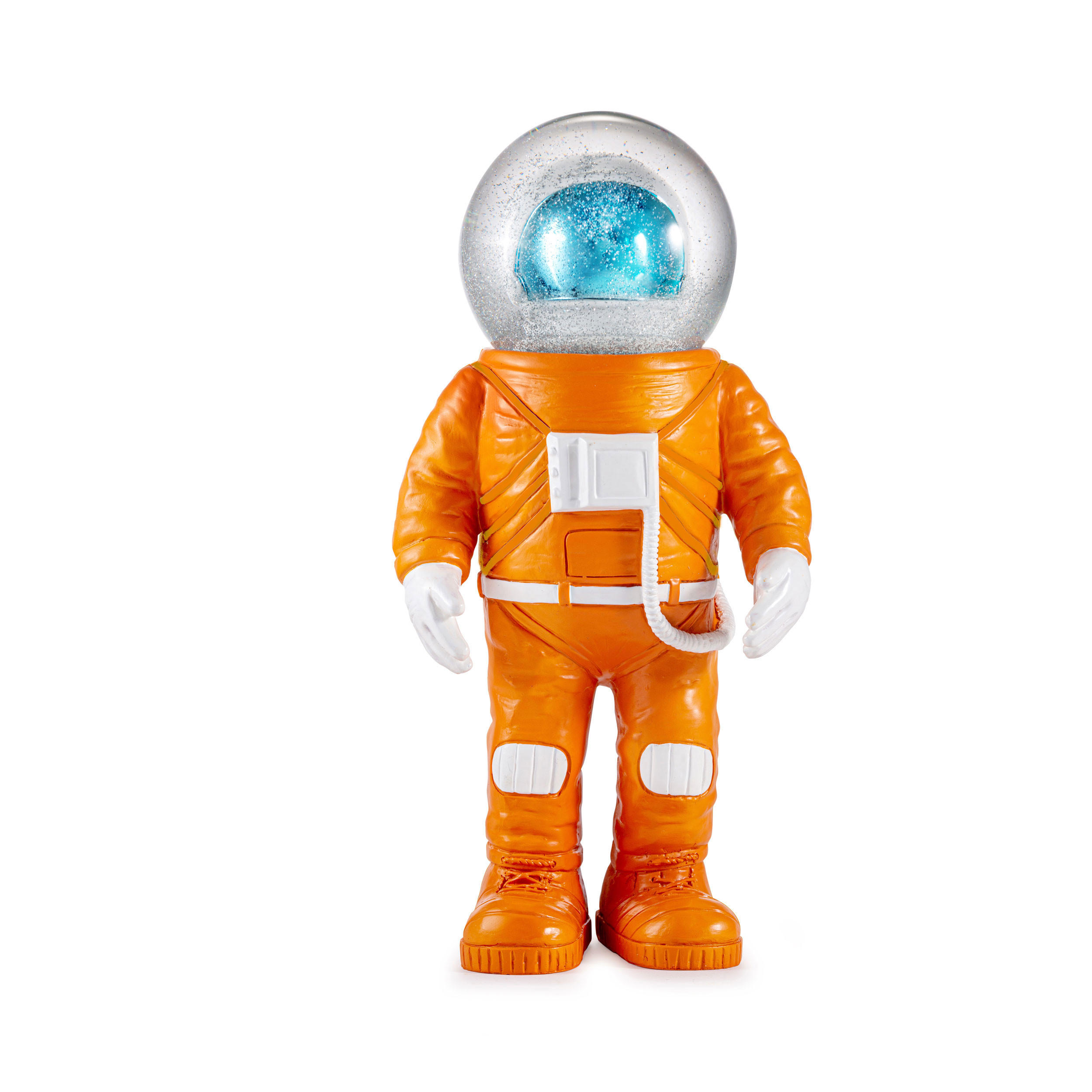 SCHNEEKUGEL Summerglobe Marstronaut, Polyresin, Glas, Orange, 30 cm - Orange, Kunststoff (16/30/16cm) - Donkey Products