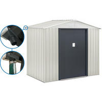 METALL-GARTENHAUS nebraska beige - Beige, Metall (267/202/181cm) - Habitat Garten