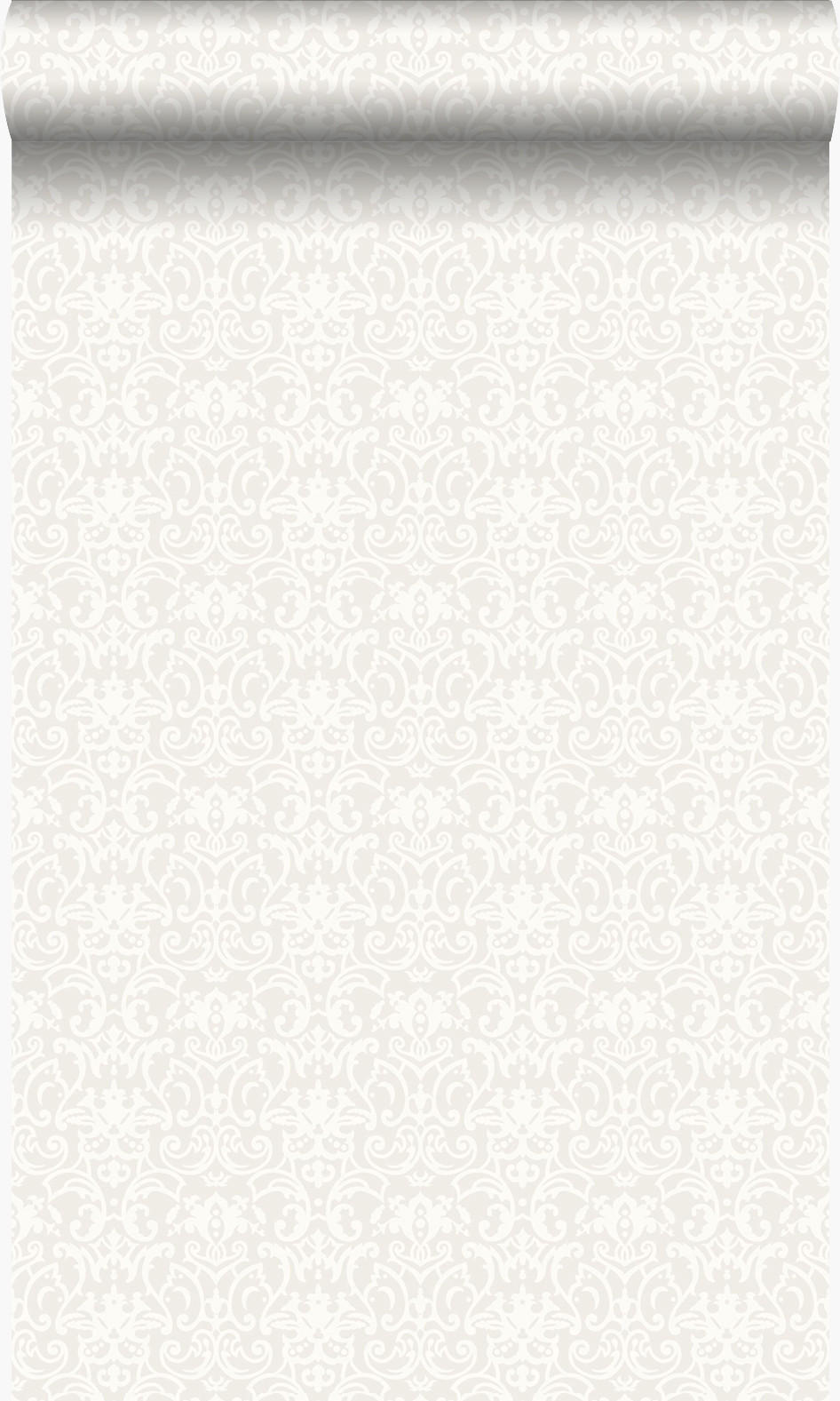 TAPETE Ornamente 53 cm x 10.05 m - Weiß, Papier (53/1000cm) - Origin Wallcoverings