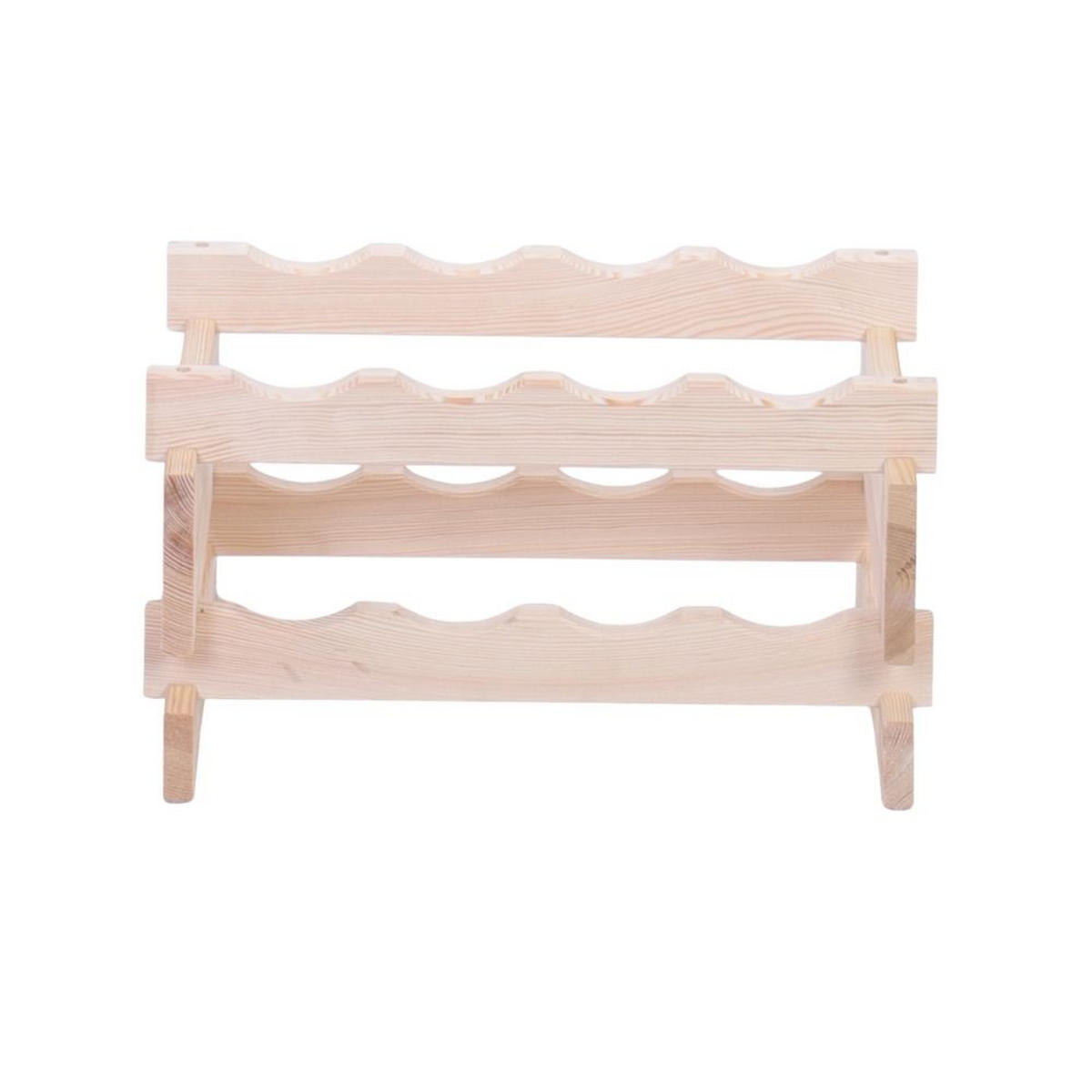WEINREGAL VINOTECA FLEX PRO HxBxT 23x46x28cm 8 Flaschen auf 2 Ebenen Natur unbehandelt - Naturfarben, Holz (46/23/28cm) - PROREGAL