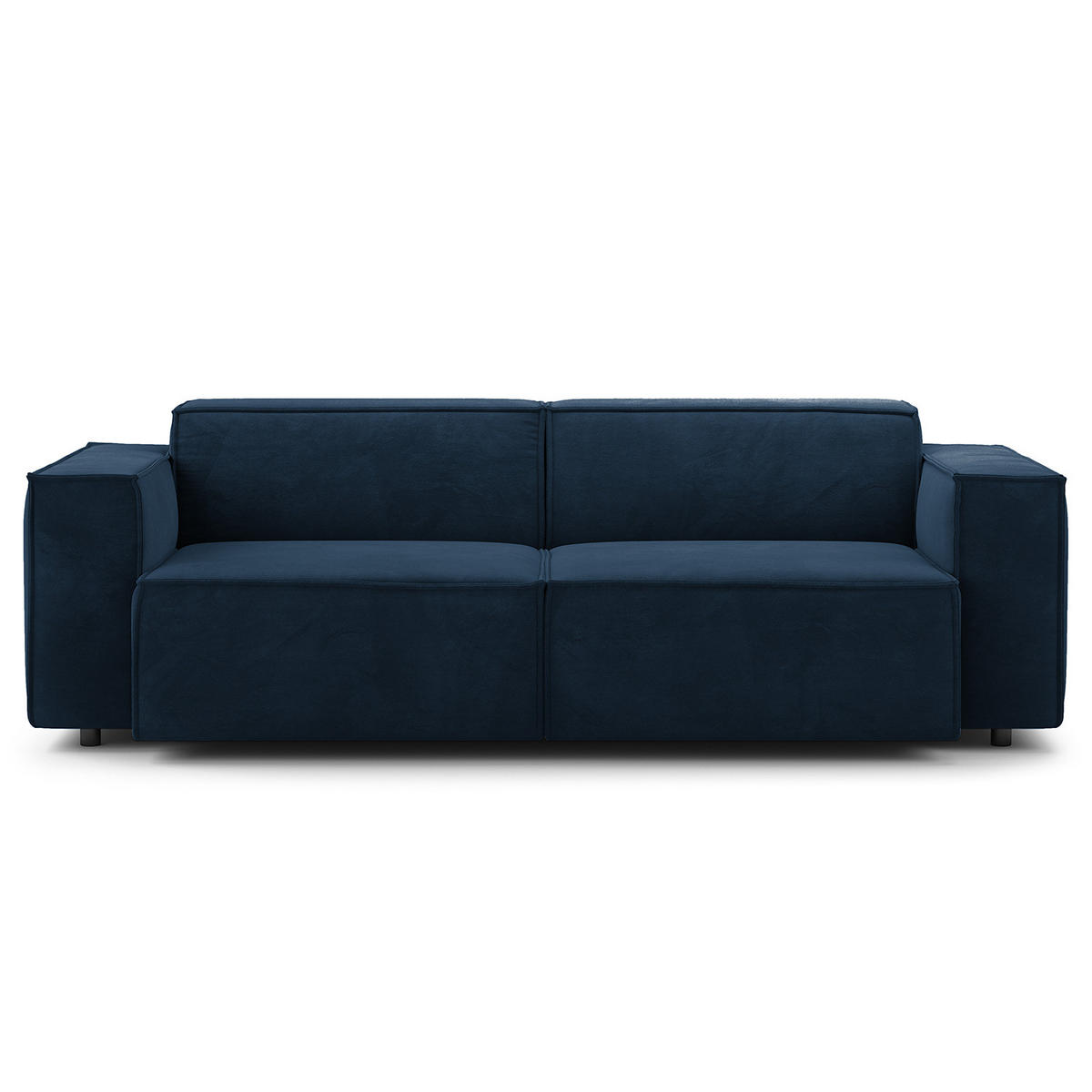 2,5-SITZER SOFA - Dunkelblau, Textil (223/70/96cm) - home24