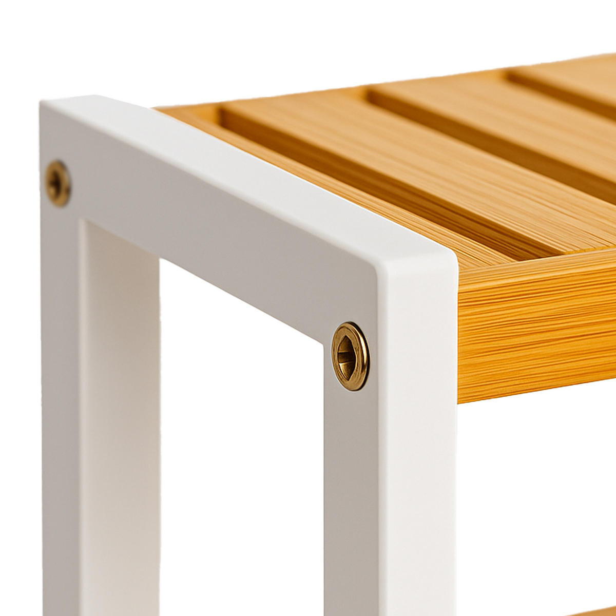 SCHUHREGAL - Weiß, Holz (70/55/26cm) - Relaxdays