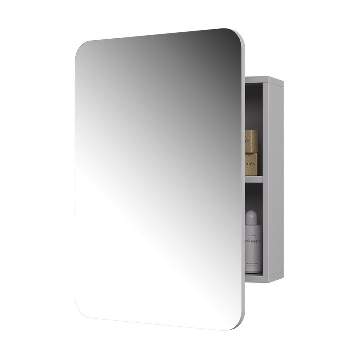 KOUPELNOVÁ ZRCADLOVÁ SKŘÍŇKA Zino Bílá - bílá, kompozitní dřevo (70/50/17.4cm) - Vicco