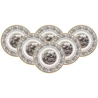 SPEISETELLER Audun Ferme weiß-grau-gelb ø 27,1 cm 6er Set - Gelb/Weiß, Keramik (27.1cm) - Villeroy & Boch
