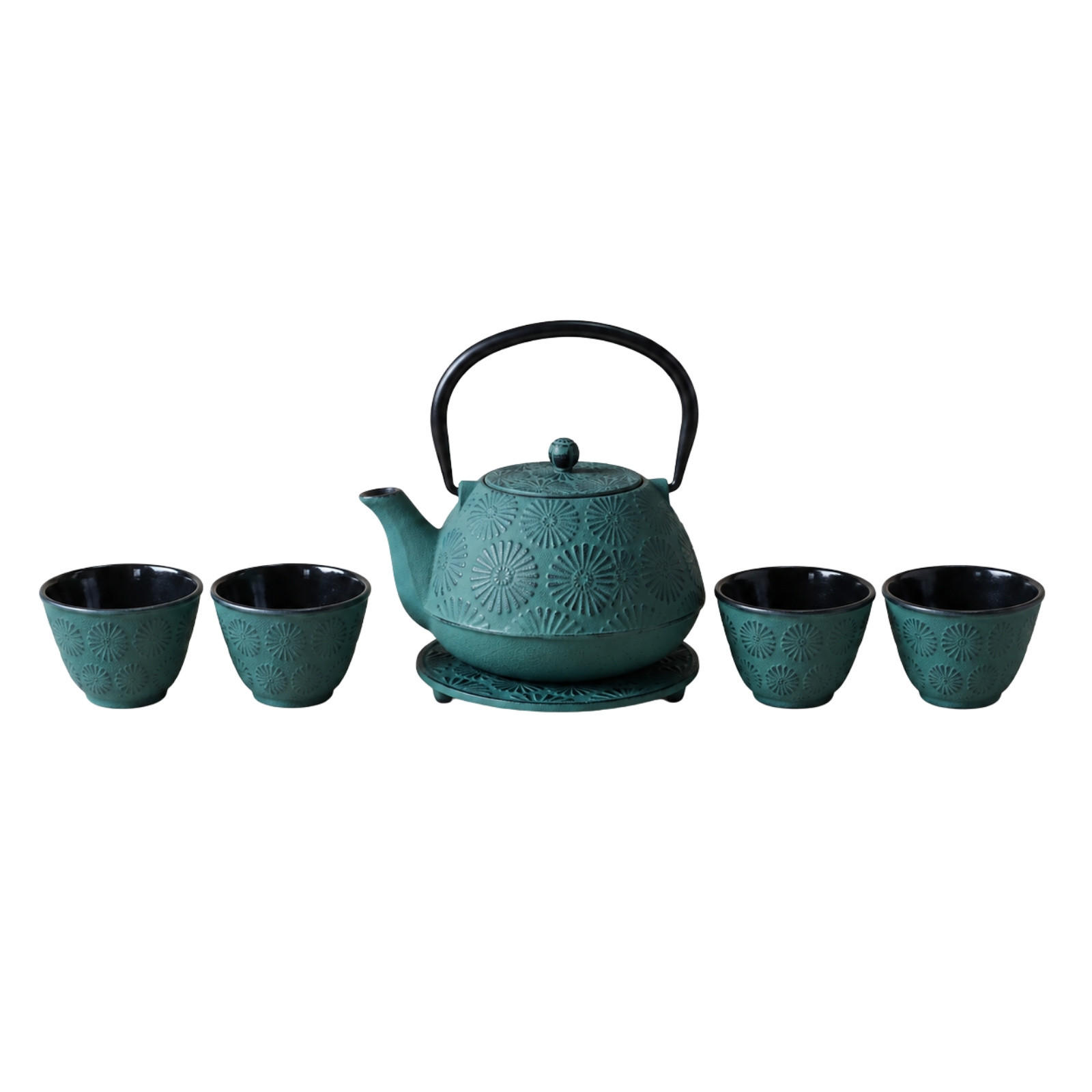 KRUG Gusseisen mit Schalen Koga Grün 1200 ml 18/16/18 cm - Grün, Metall (16/18cm) - AROMELIO