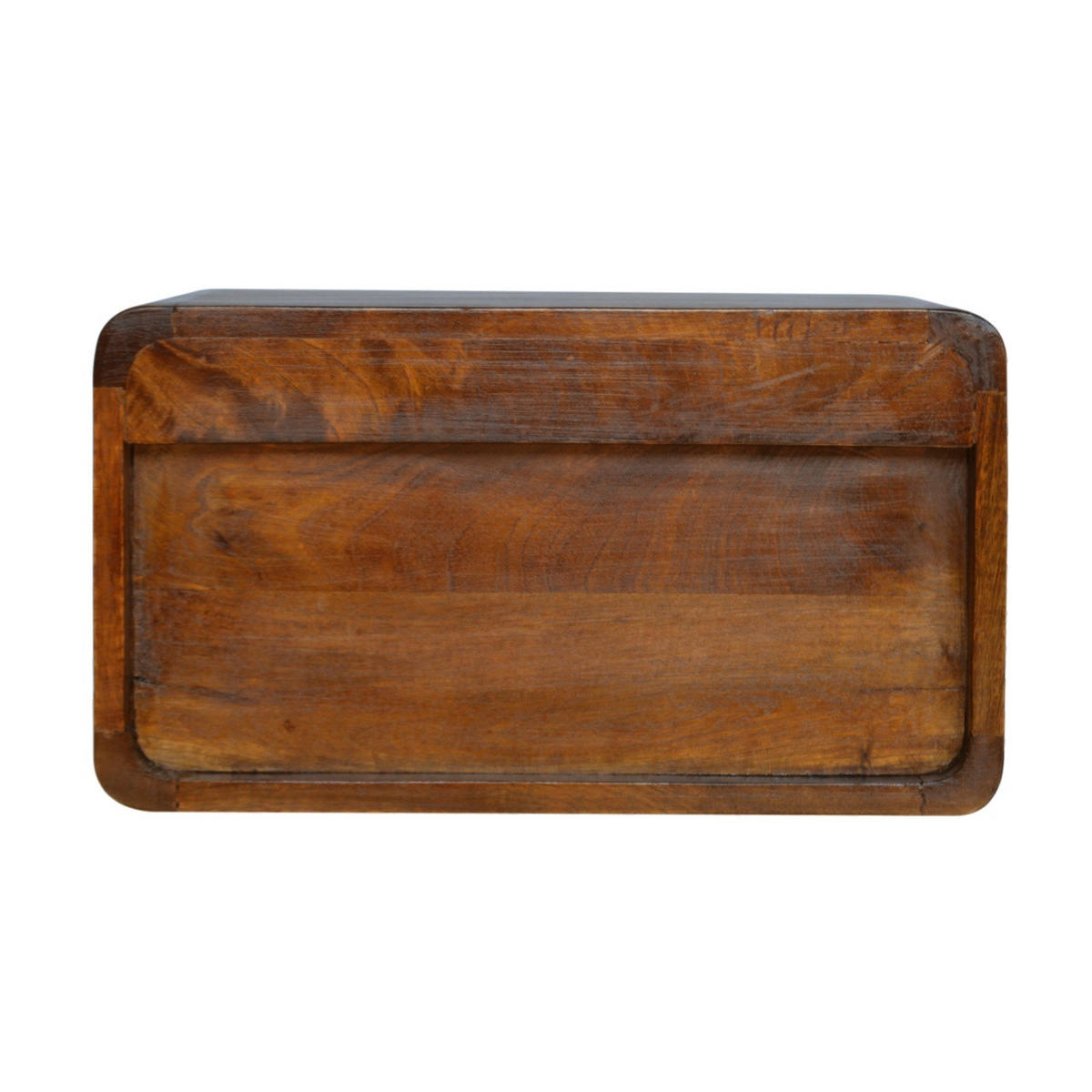 NACHTTISCH wandmontiert, offen geflochten - Messingfarben/Braun, Holz/Metall (45/25/32cm) - Artisan Furniture