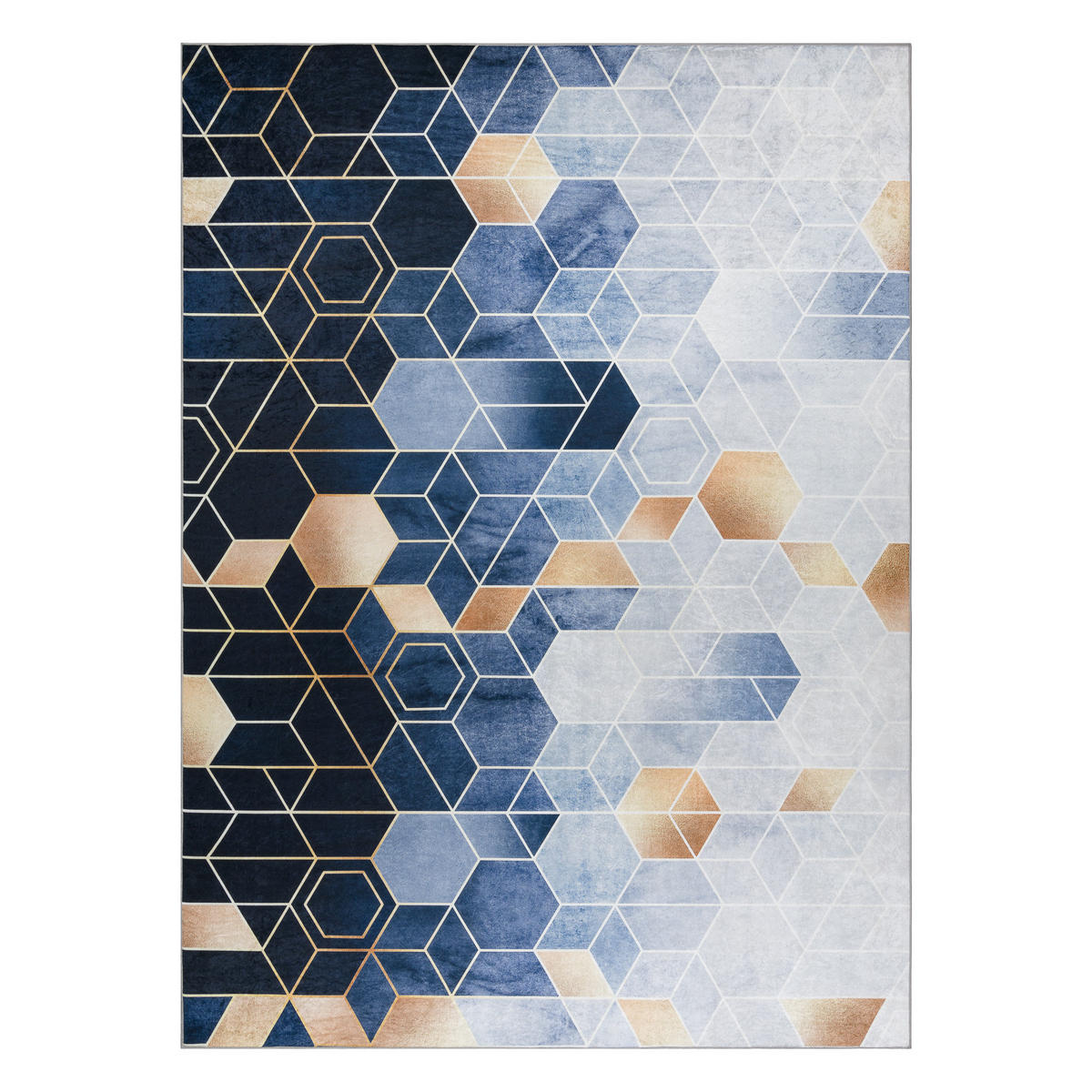 TEPPICH Andre 120/170 cm - Blau, Textil (120/170cm) - rugsX