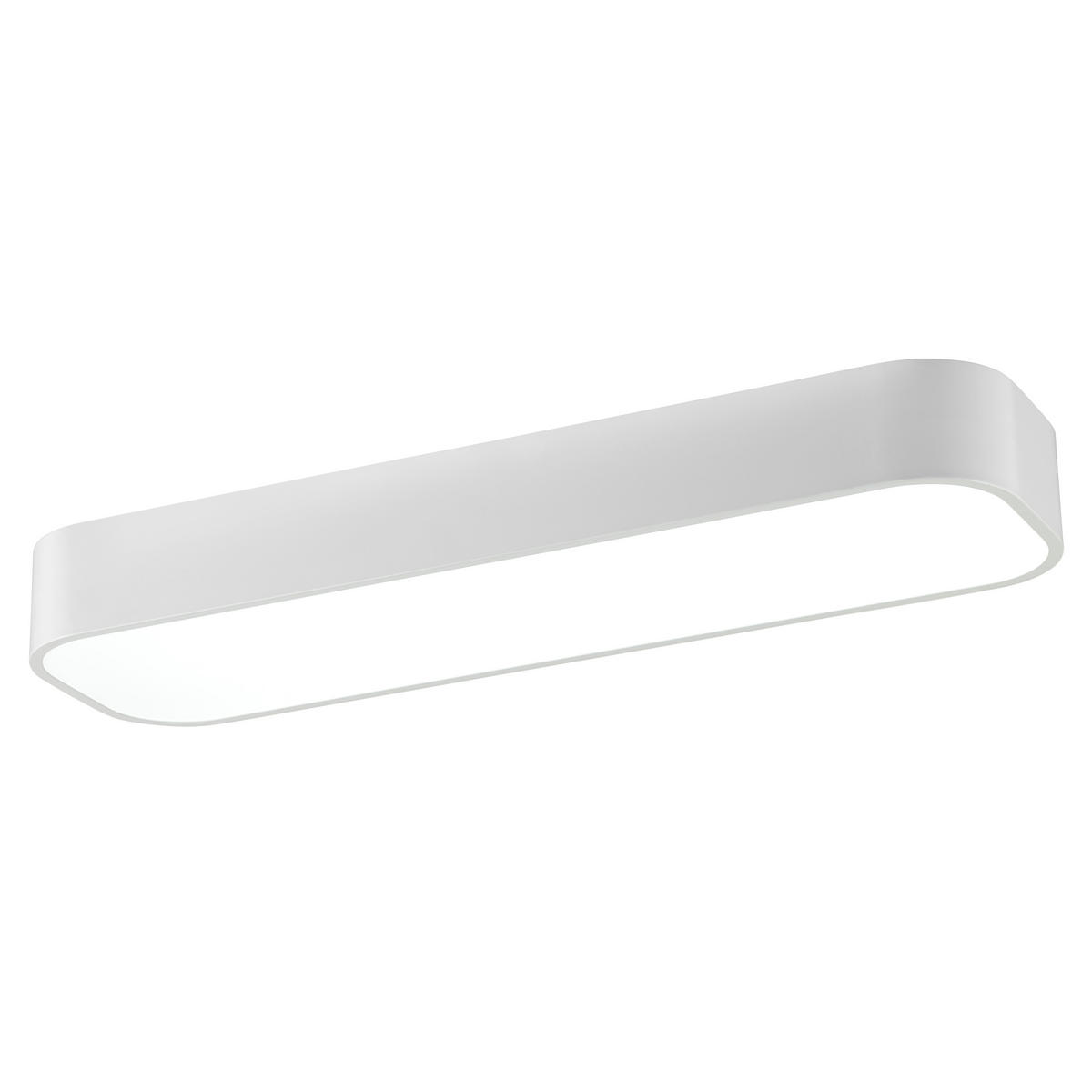 LED DECKENLEUCHTE Corvato Weiß 14,5/50,5/5,8 cm - Weiß, Metall (14.5/50.5/5.8cm) - Brilliant