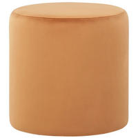 POUF Lovett 47/47/46 cm - Orange, Textil (47/46/47cm) - Beliani