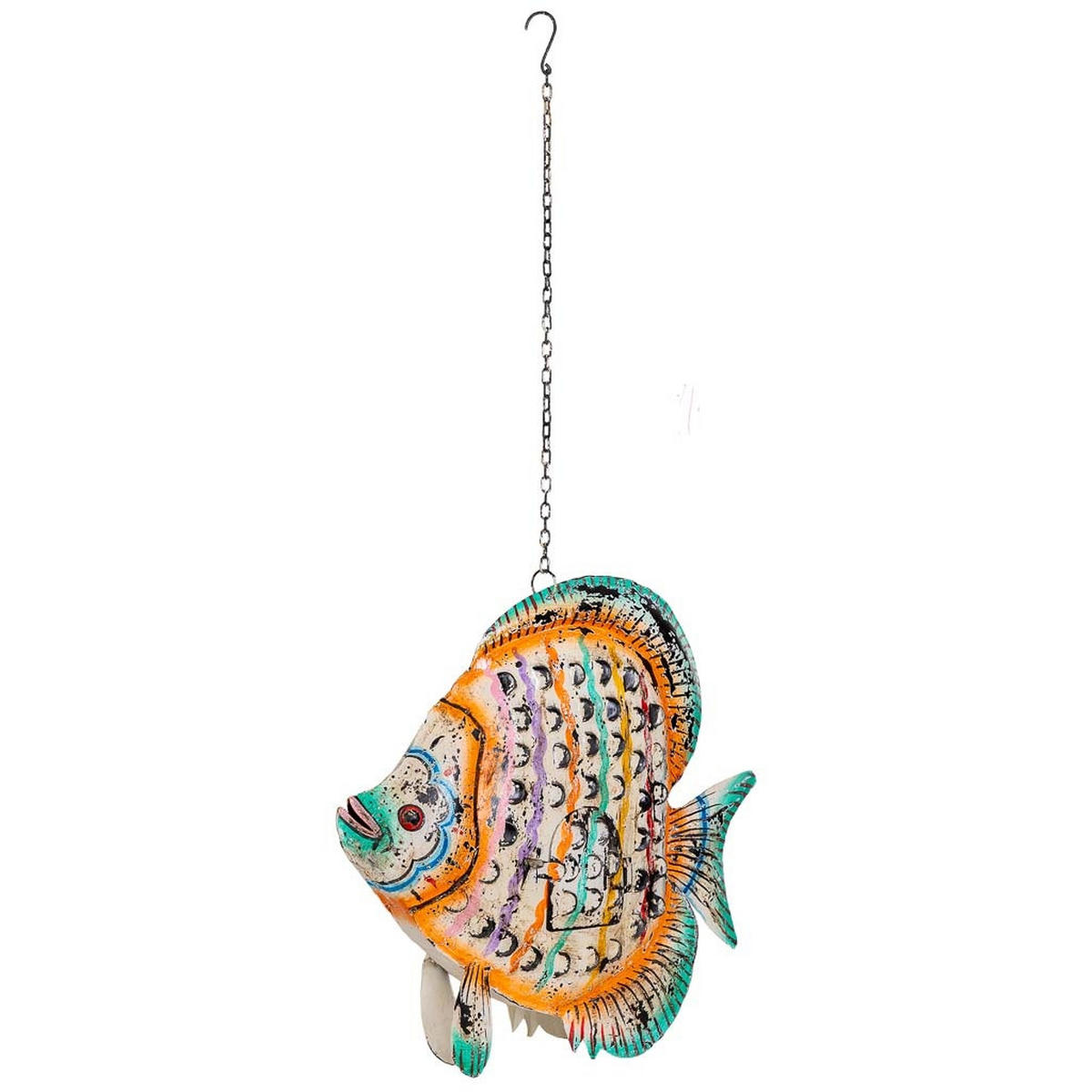 DEKORATIONSSTÜCK aus Metall, 58x15x61cm - Multicolor, Metall (58/61/15cm) - Wanderlust