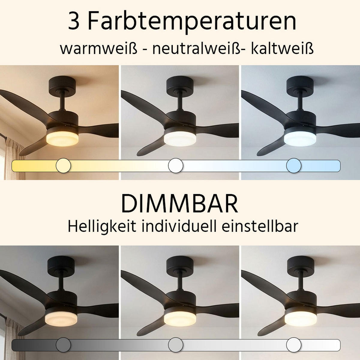 LED DECKENLEUCHTE BLACKWELL, Metall, Schwarz, dimmbar - Schwarz, Metall (106/106/40.5cm) - Globo Lighting