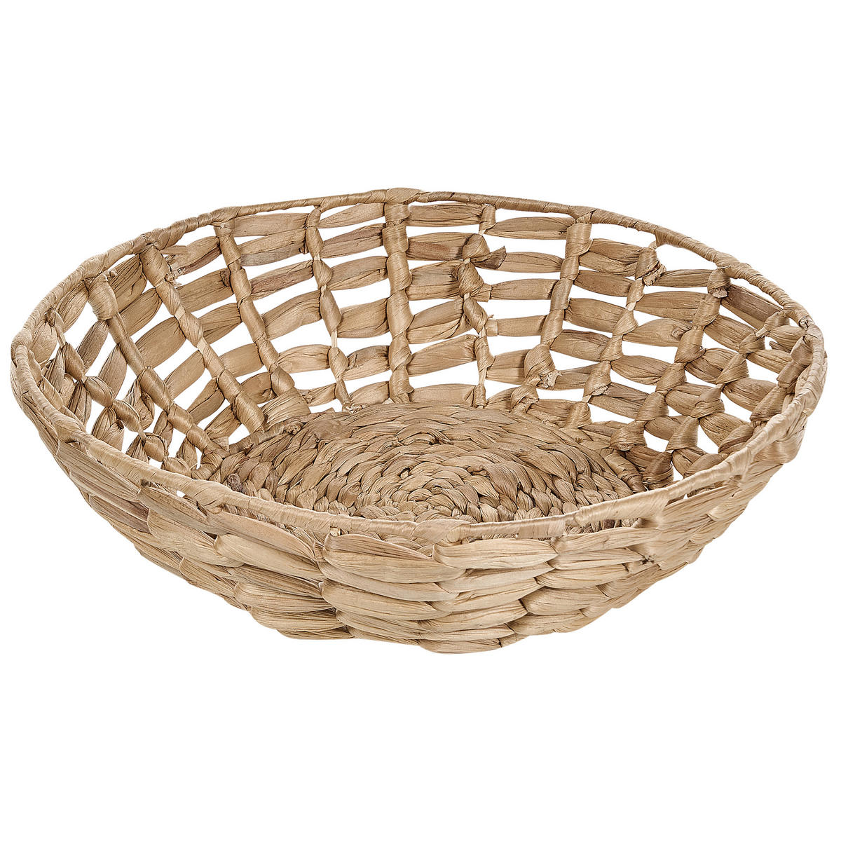 DEKOSCHALE Wasserhyazinthe beige Dalat - Beige, Naturmaterialen (11cm) - Beliani