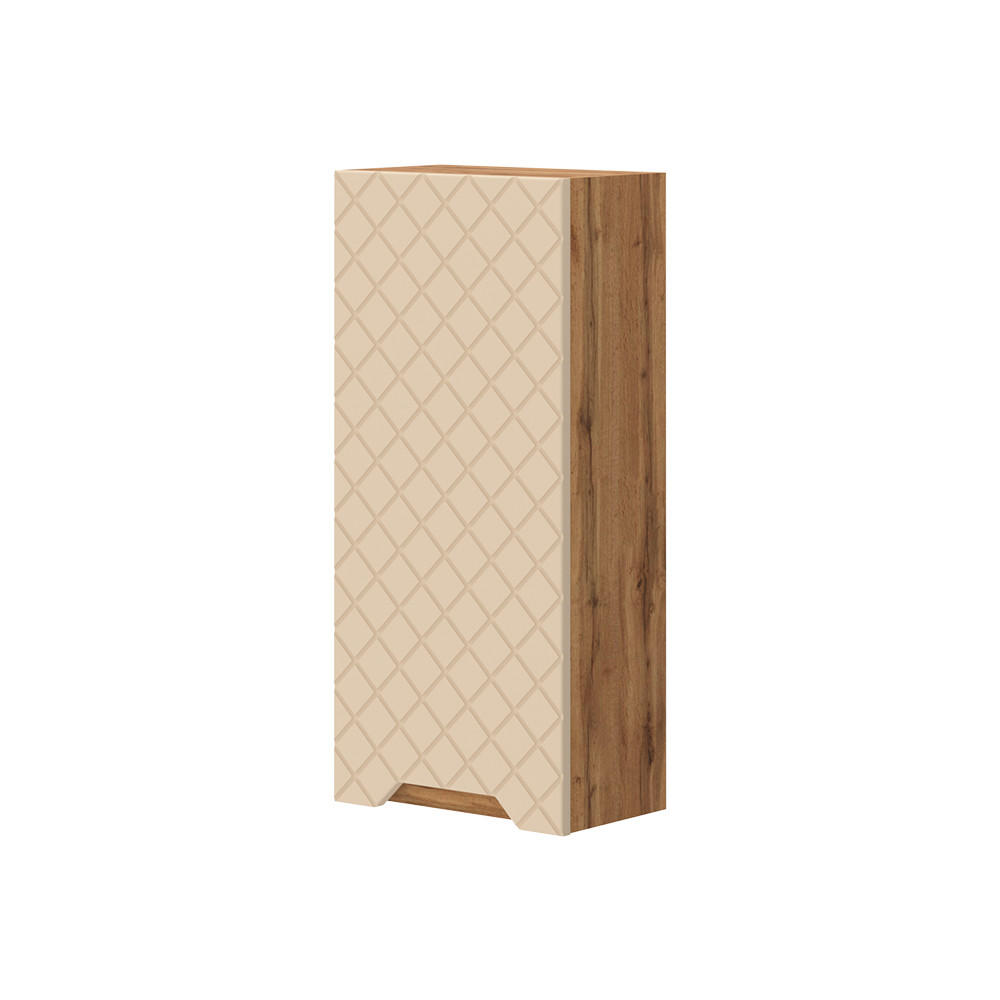 SKŘÍŇKA DO KOUPELNY Lotta Dub/kašmír se strukturou dlaždic - kašmírová/barva dubu, kompozitní dřevo (20/72.6/33cm) - Vicco