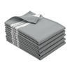 GESCHIRRTÜCHER, 5er-Set, 50x70 cm, 100% Baumwolle, Grau - Grau, Textil (50/70cm) - Zollner