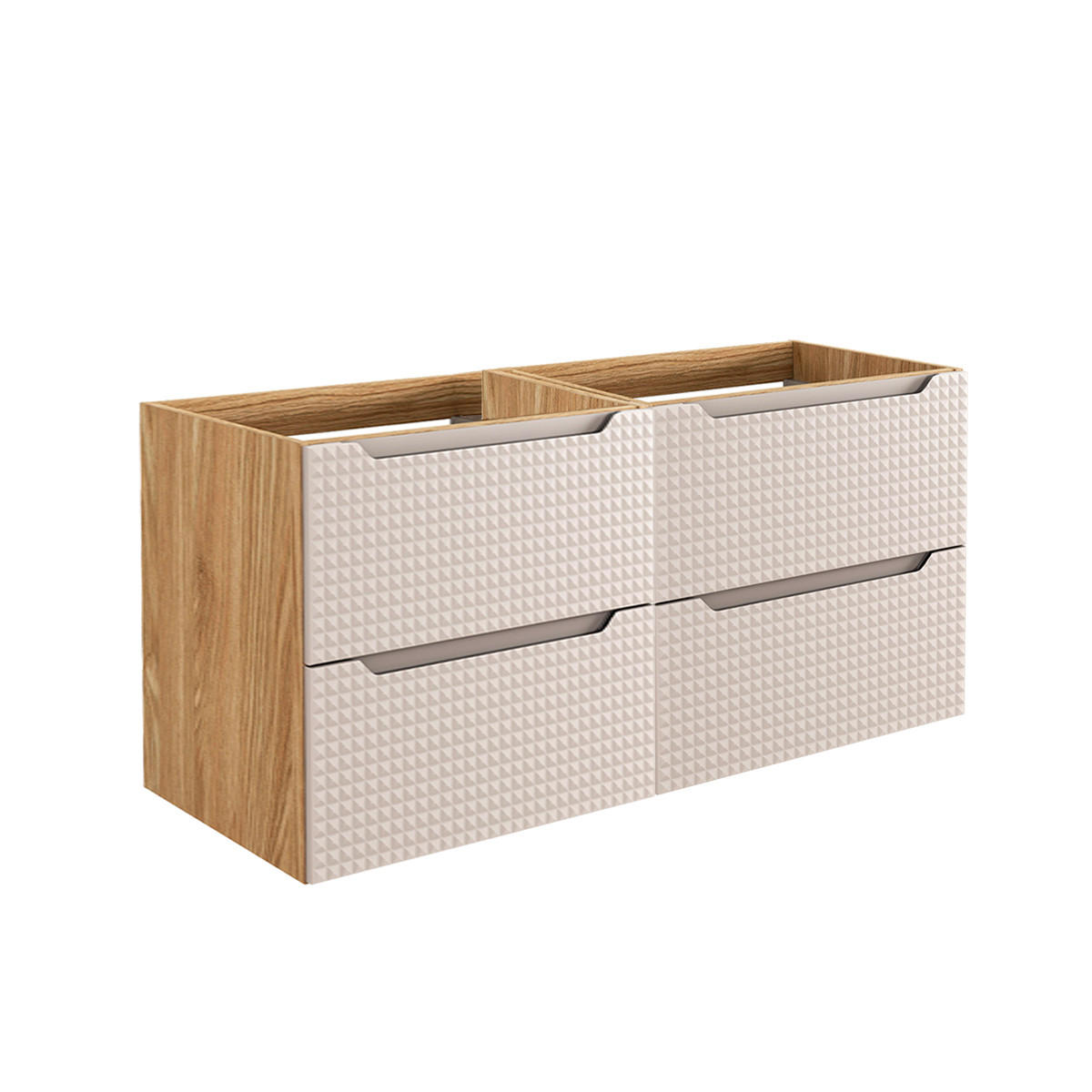 Petits-meubles SKŘÍŇKA POD UMYVADLO 120cm Mallory Béžová a dřevo