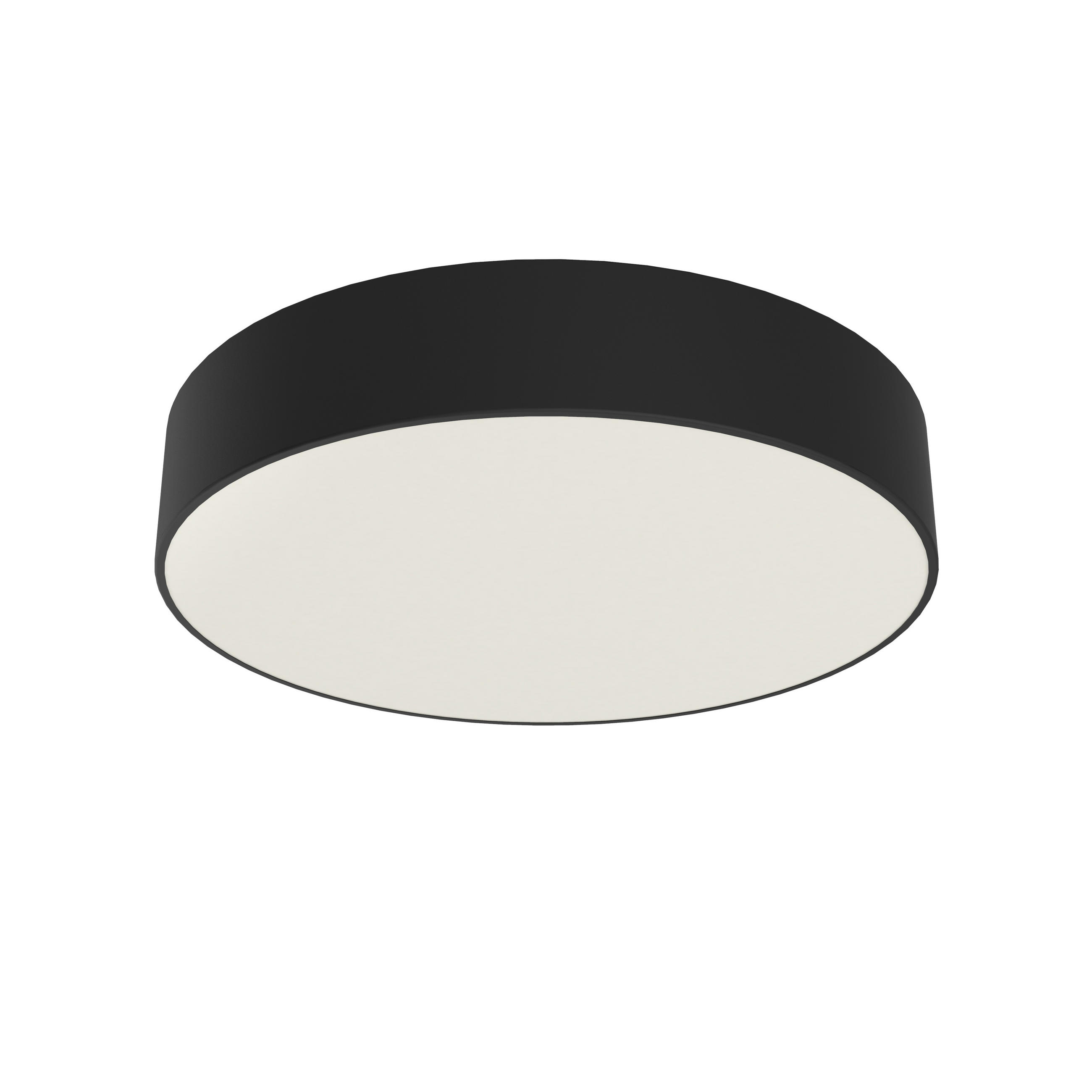 LED-DECKENLEUCHTE - Schwarz, Metall (50/50/8cm) - Lumicom