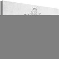 PINNWANDBILDER Schwarz-Weiß 90/60 cm - Schwarz, Naturmaterialen/Textil (90/60cm) - KUNSTLOFT