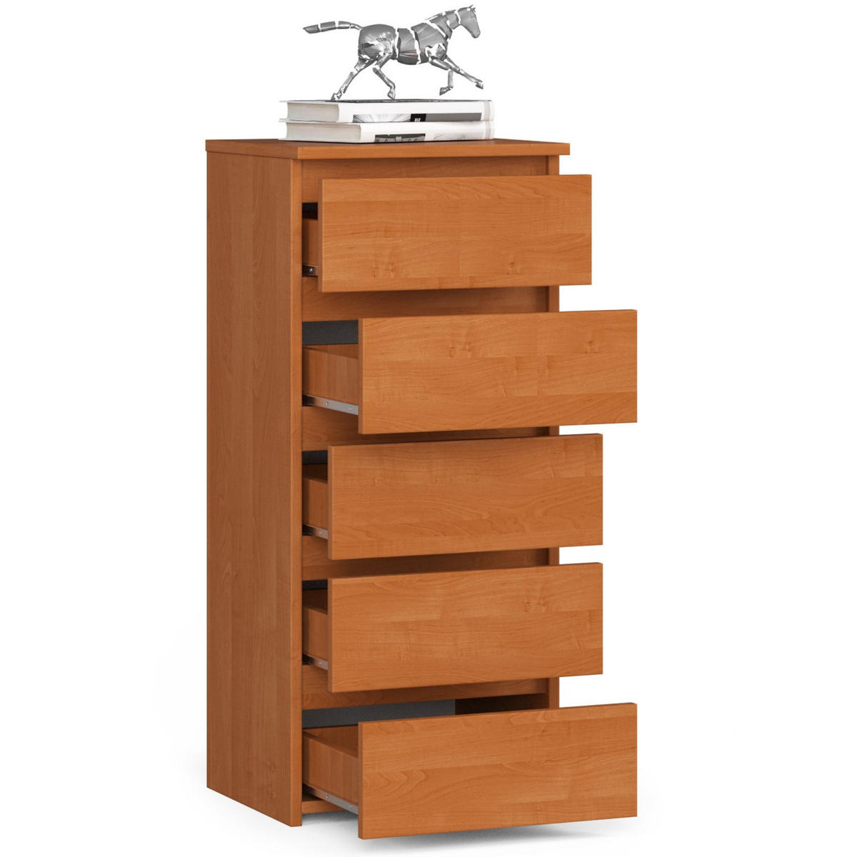 KOMMODE Erlefarben 40x35x92 cm - Erlefarben, Holzwerkstoff (40/92/35cm) - Akord