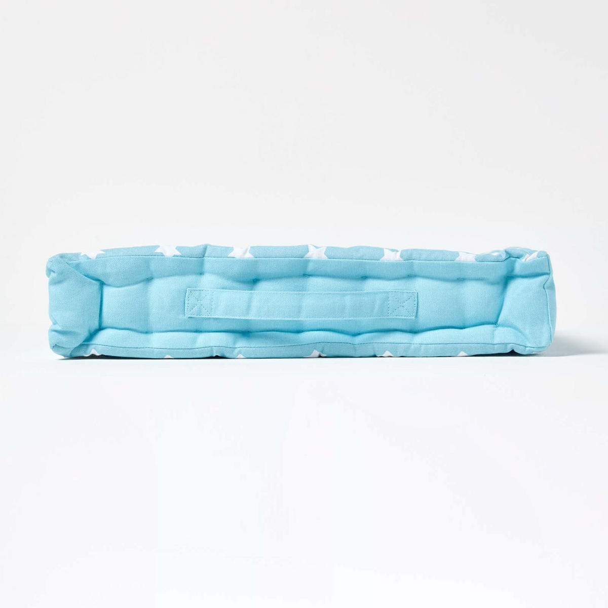 SITZKISSEN Sterne blau 40/40/8 cm - Blau, Textil (40/40/8cm) - Homescapes