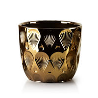 BLUMENTOPF Neva Gold 16/16/14.5 cm Keramik - Goldfarben, Keramik (14.5cm) - Mondex