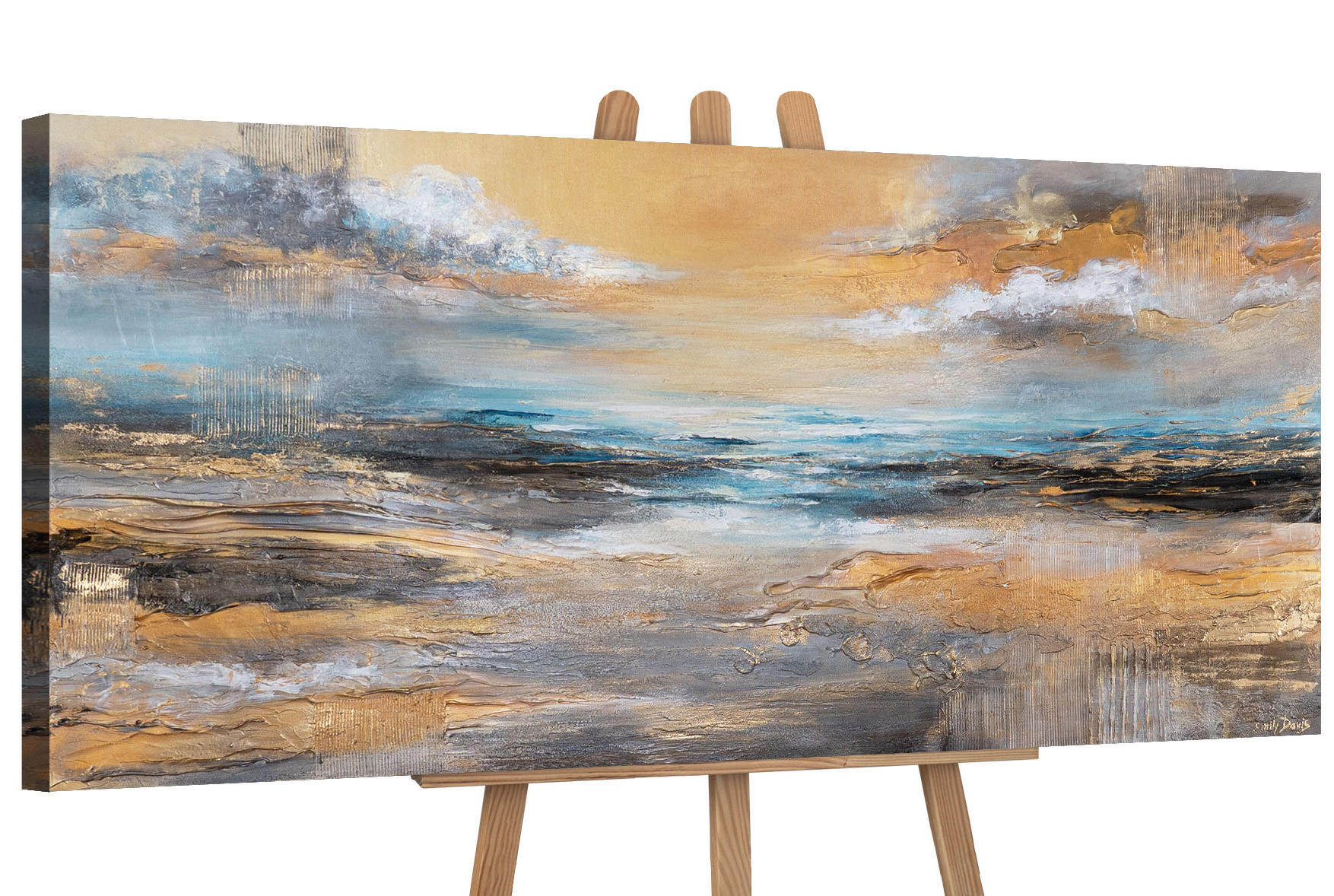 YS-art gallery Gemälde Mehrfarbig 115x50 cm