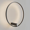 LED-DECKENLAMPE Ring Air Schwarz Ø 60cm - Schwarz, Metall (60/60/3.3cm) - s.luce
