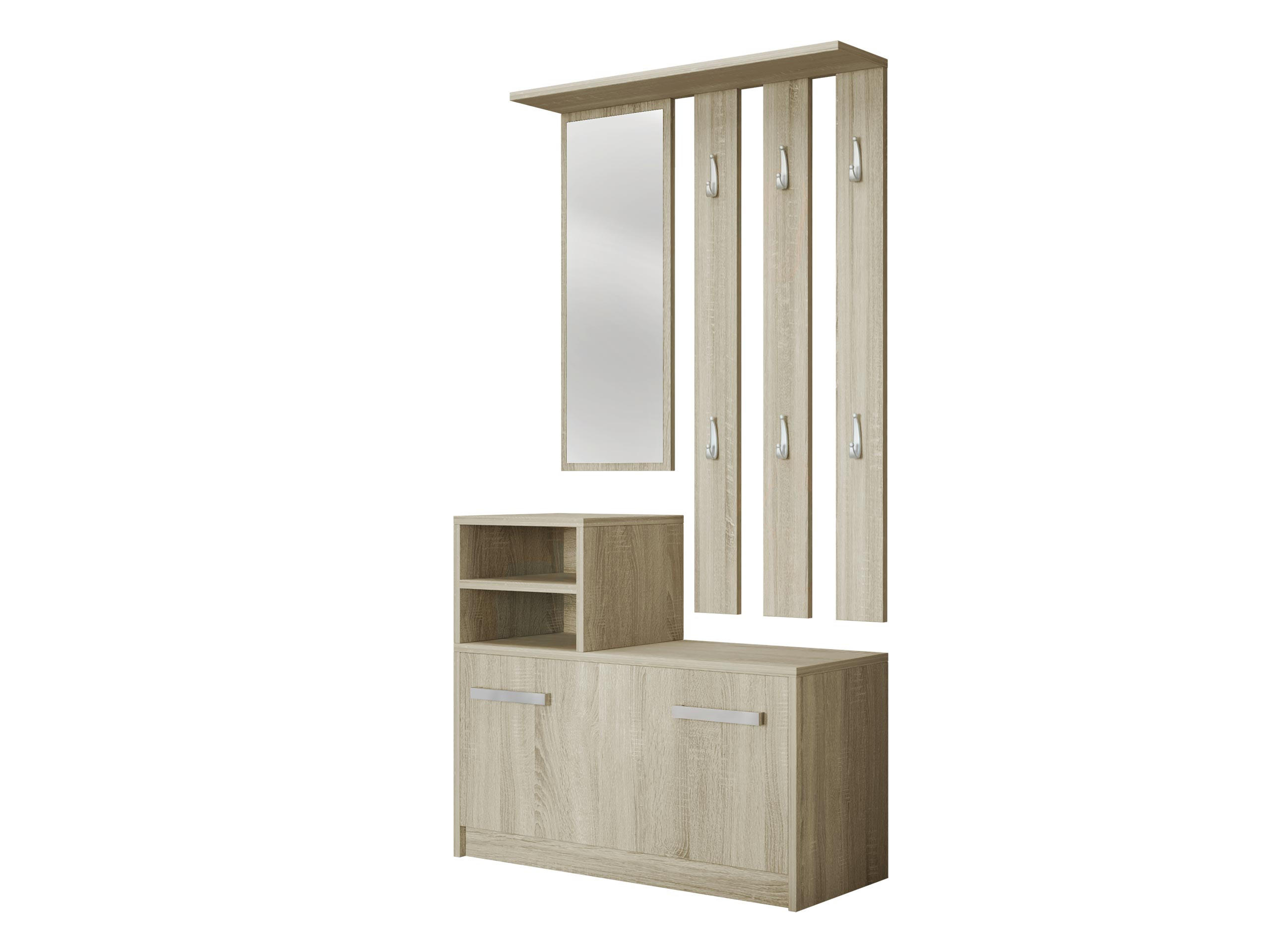GARDEROBE Kolom - Sonoma Eiche, Holzwerkstoff (85/180/24cm) - MIRJAN24