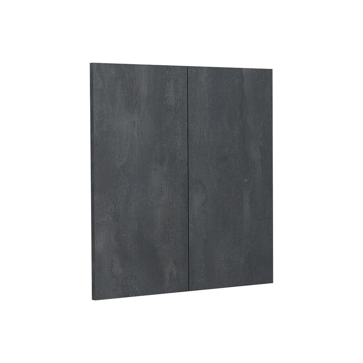 KÜCHENFRONT R-Line Schwarz Beton 59.2 x 59 cm Möbelfront für den Hängeschrank - Schwarz, Holzwerkstoff (59.2/59/1.6cm) - Vicco