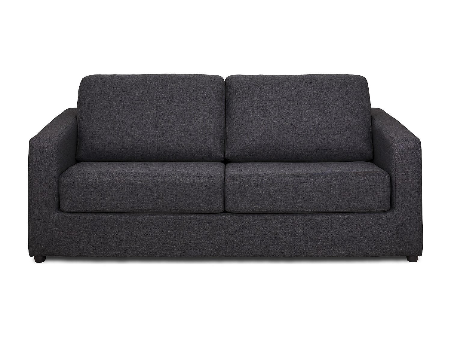 SCHLAFSOFA - 3 Personen - stoff - anthrazitgrau Doneto - Anthrazit, Textil (194/90/223cm) - Vente-Unique