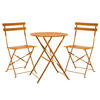 BISTRO-SET BERLIN Metall Orange - Orange, Metall - SVITA