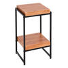 BLUMENTISCH quadratisch Braun - Braun, Holzwerkstoff (32/30/61cm) - MCW