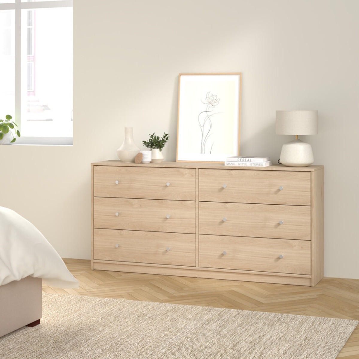 KOMMODE Braun - Braun, Holzwerkstoff (143/68/32cm) - ebuy24