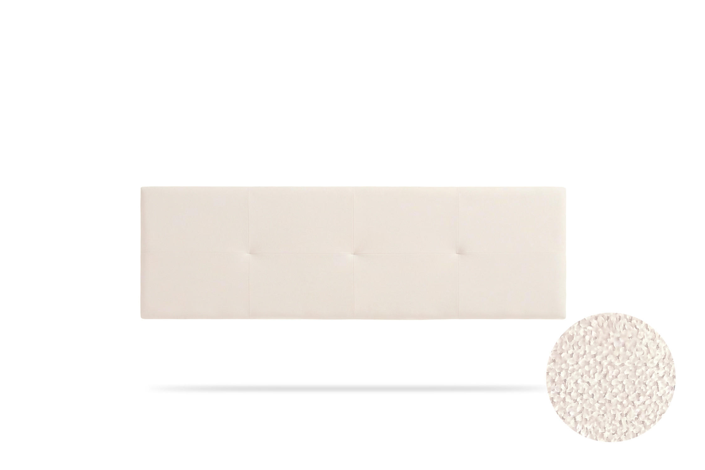 KOPFTEIL gepolstert ALTEA Aqualine 130x50x5 cm - Beige - Moonia - Beige, Holz (130/5/50cm)