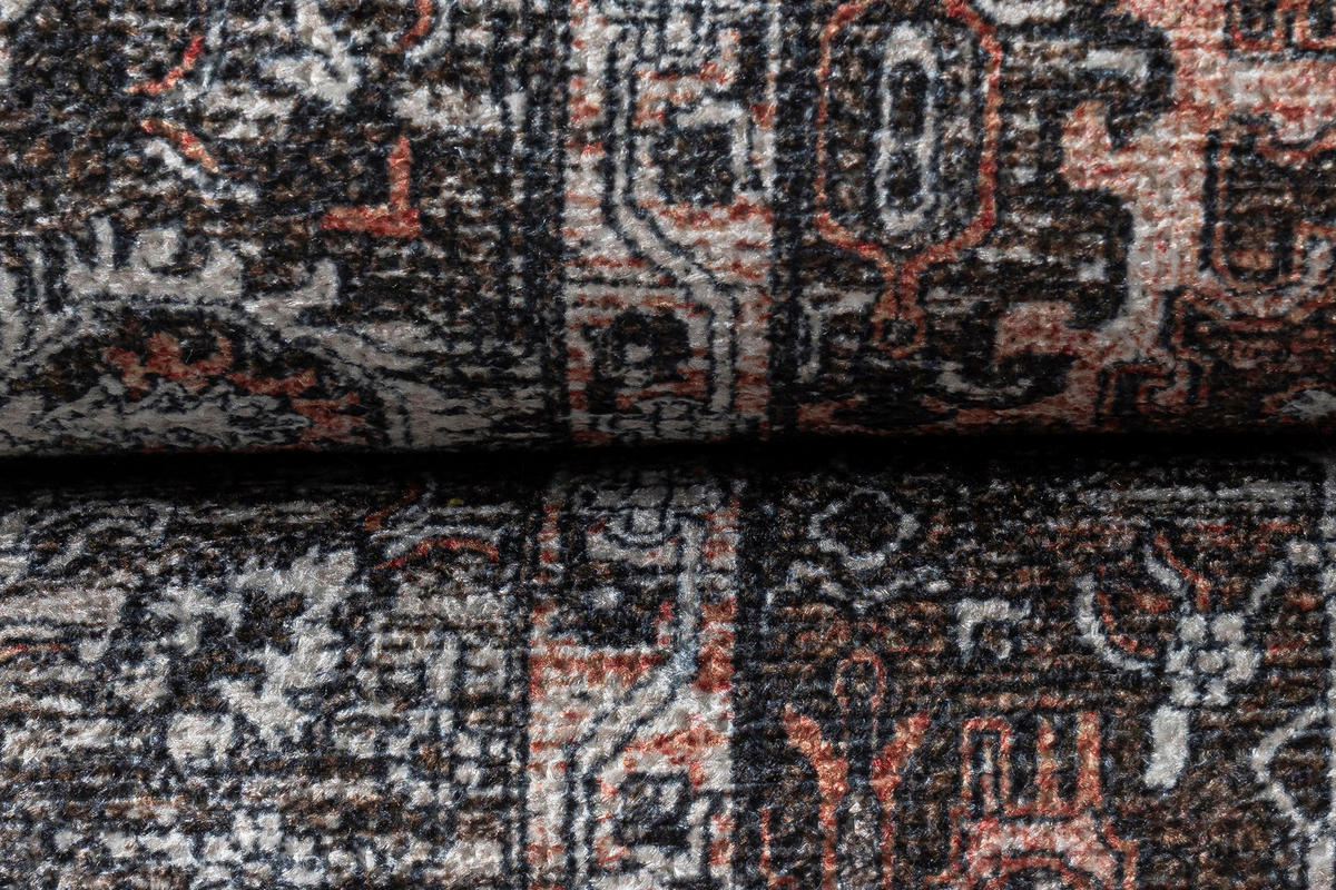 TEPPICH RITZ Dunkelgrau 120/170 cm - Dunkelgrau, Textil (120/170cm) - Tapiso
