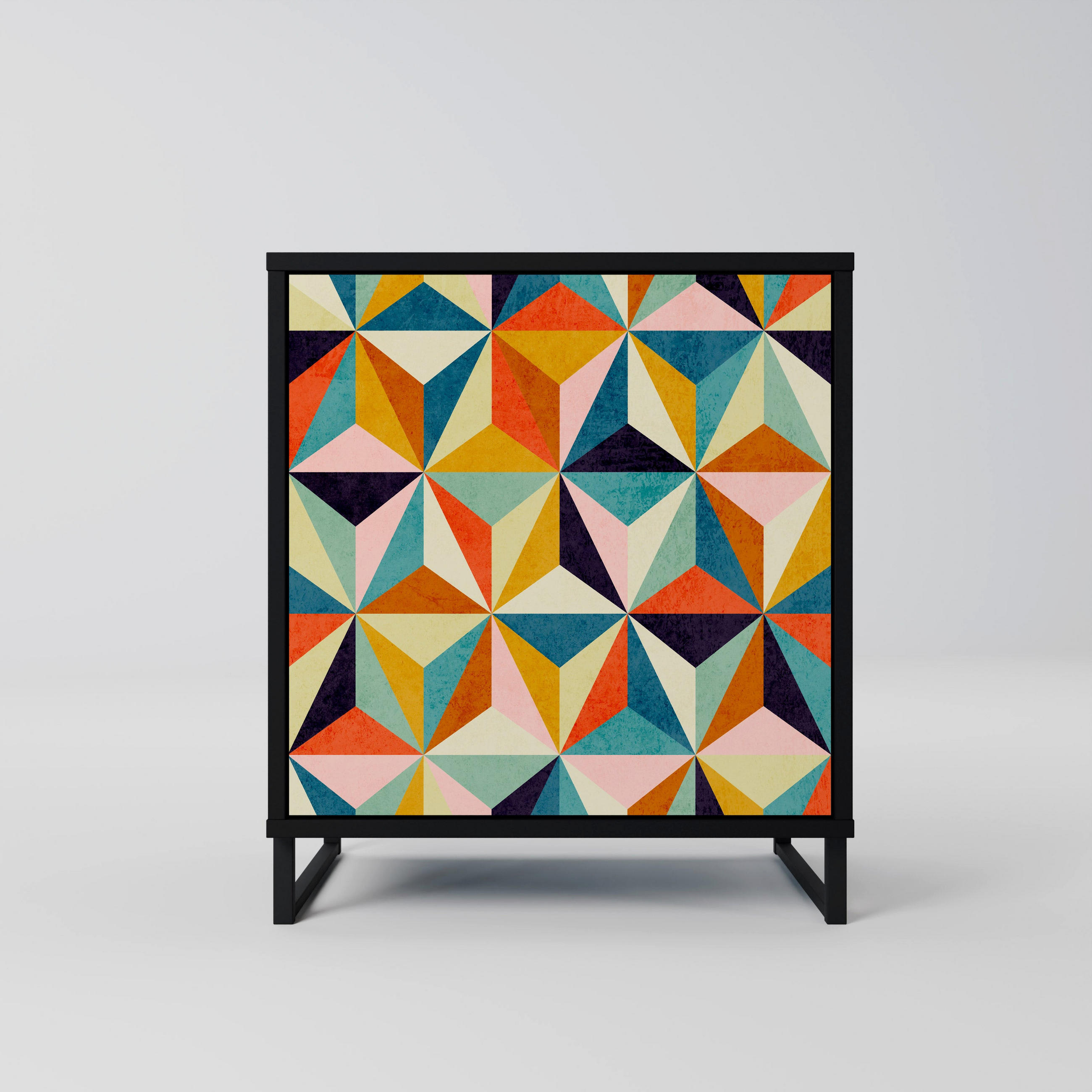 SpaceRebels Sideboard Schwarz 57.5x67.5x42 cm
