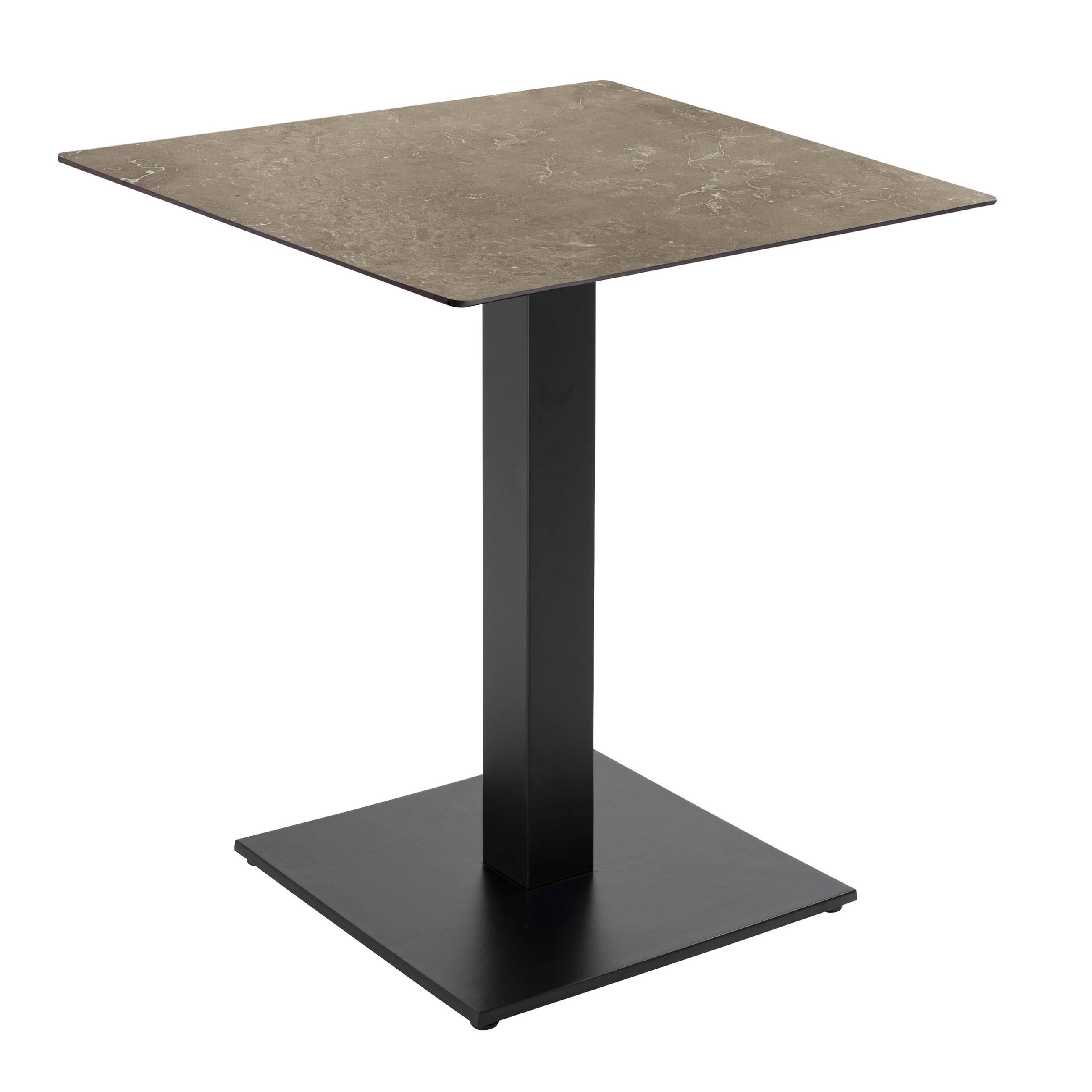 TISCH, Weiß - Weiß, Holzwerkstoff (70/70/73cm) - Oviala
